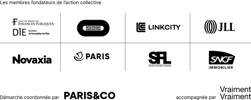 Logo des membres de l'action collective